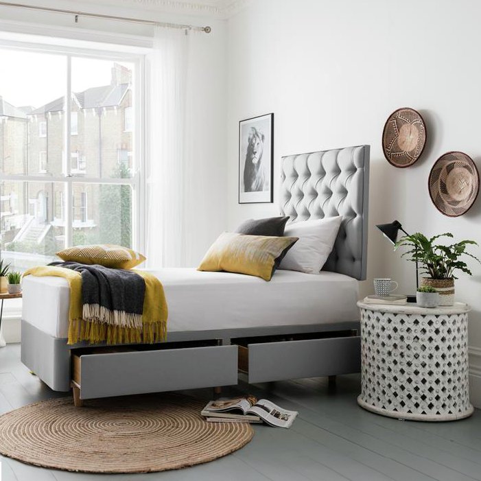 Silentnight Sassaria Divan Base & Headboard