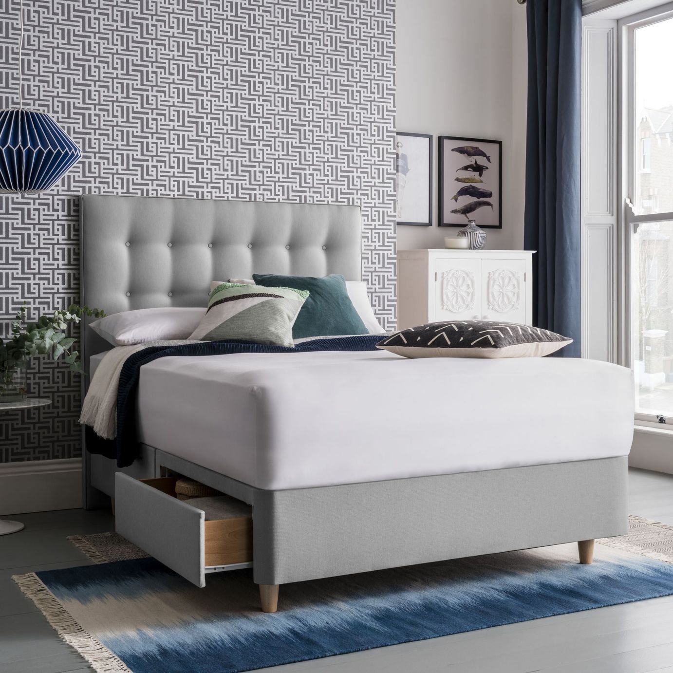 Silentnight Alaro Divan Base & Headboard