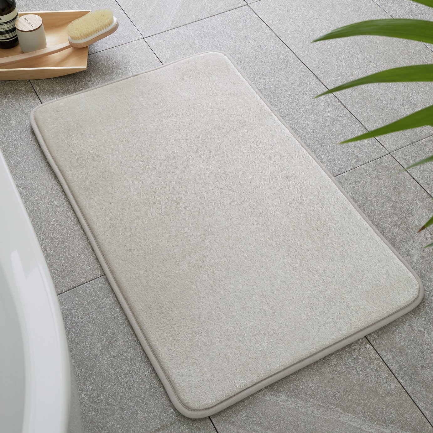 Catherine Lansfield Memory Foam Bath Mat - 50x80cm