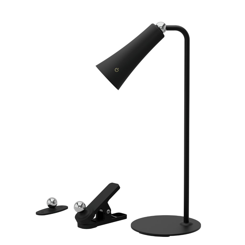 Xtralite Geo Optic LED Magnetic Rechargeable Lamp - Black