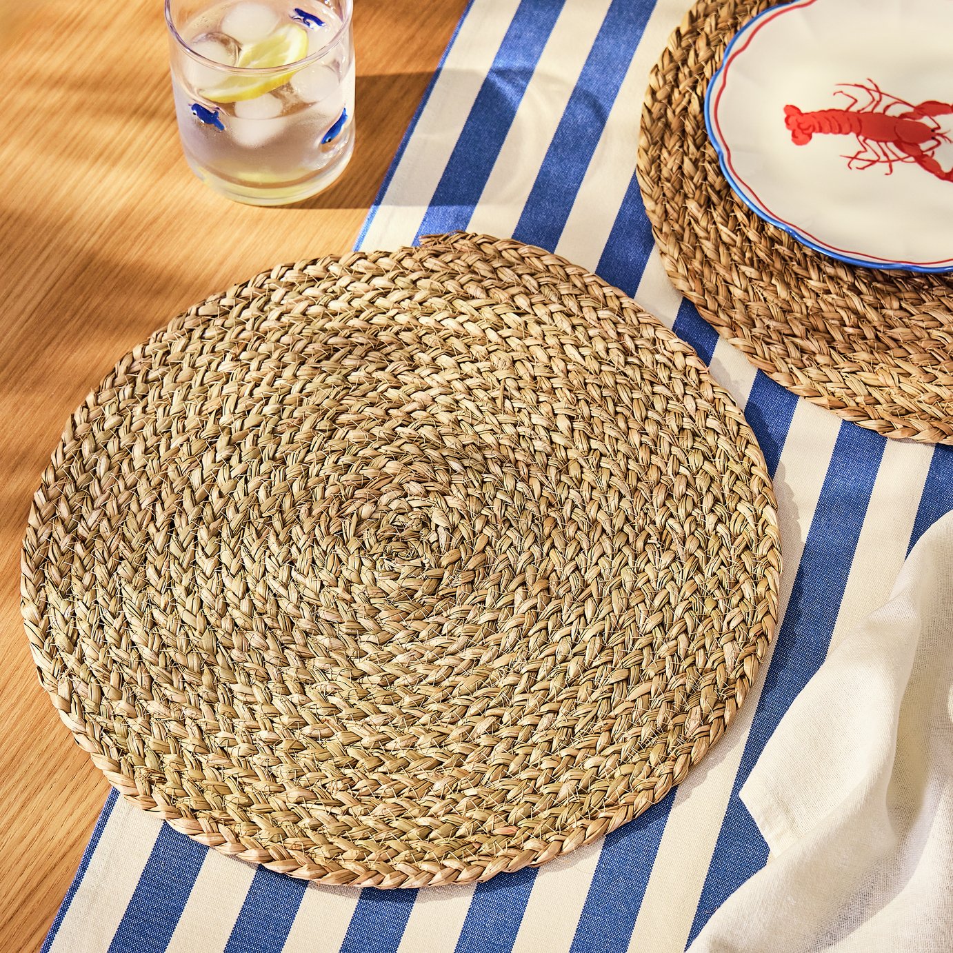 Argos Home Med Coastal Woven Set of 2 Placemats