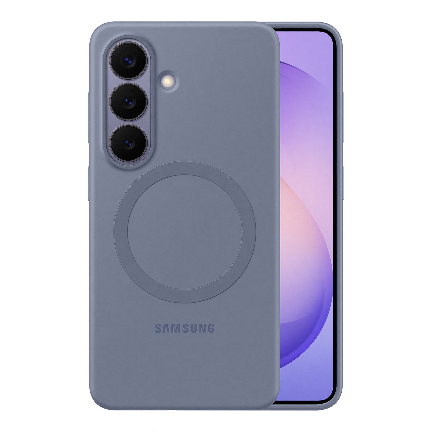 Samsung Galaxy S26 Silicone Magnet Phone Case - Blue Violet