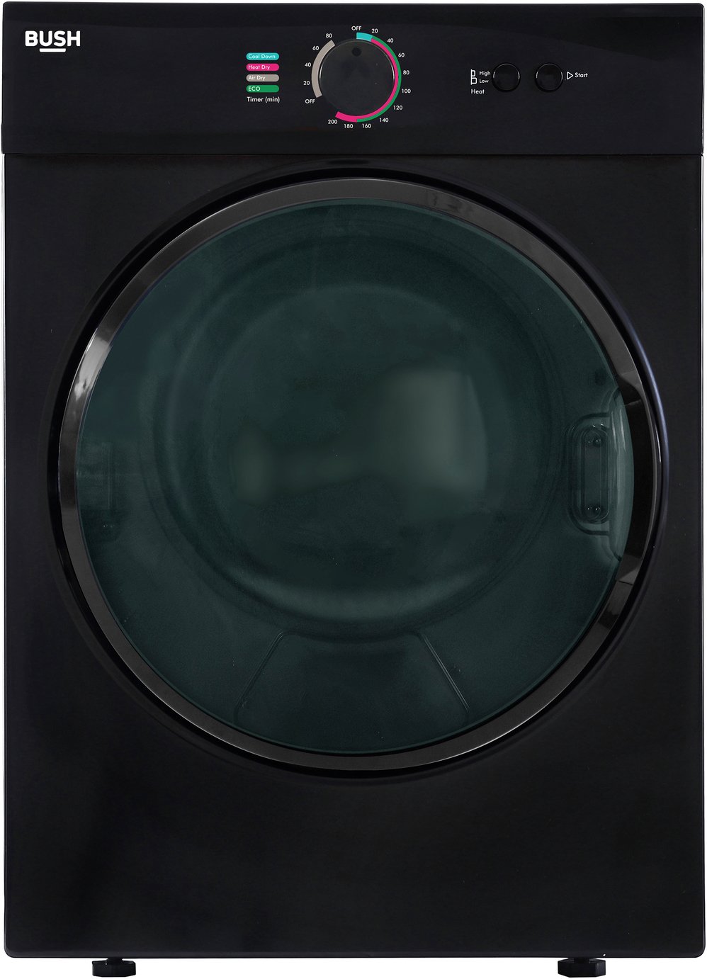 Bush BVTD3B 3KG Vented Tumble Dryer - Black