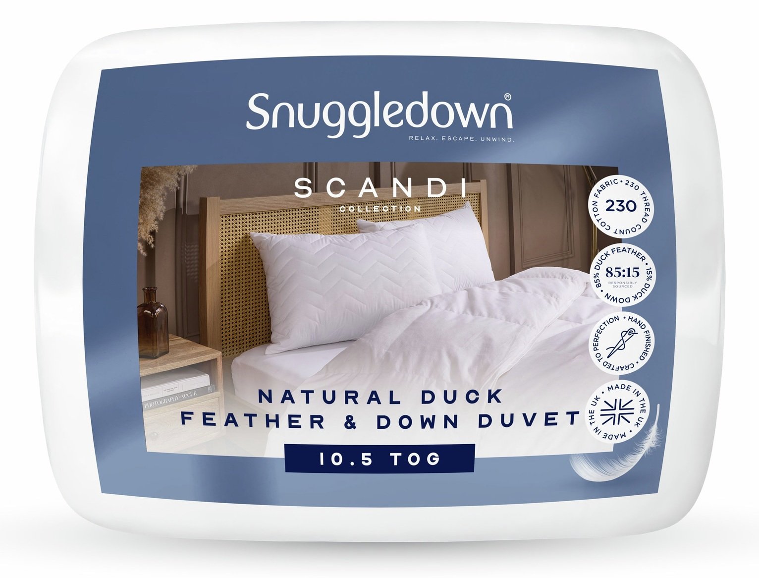 Snuggledown Scandi Duck 10.5 Tog Duvet