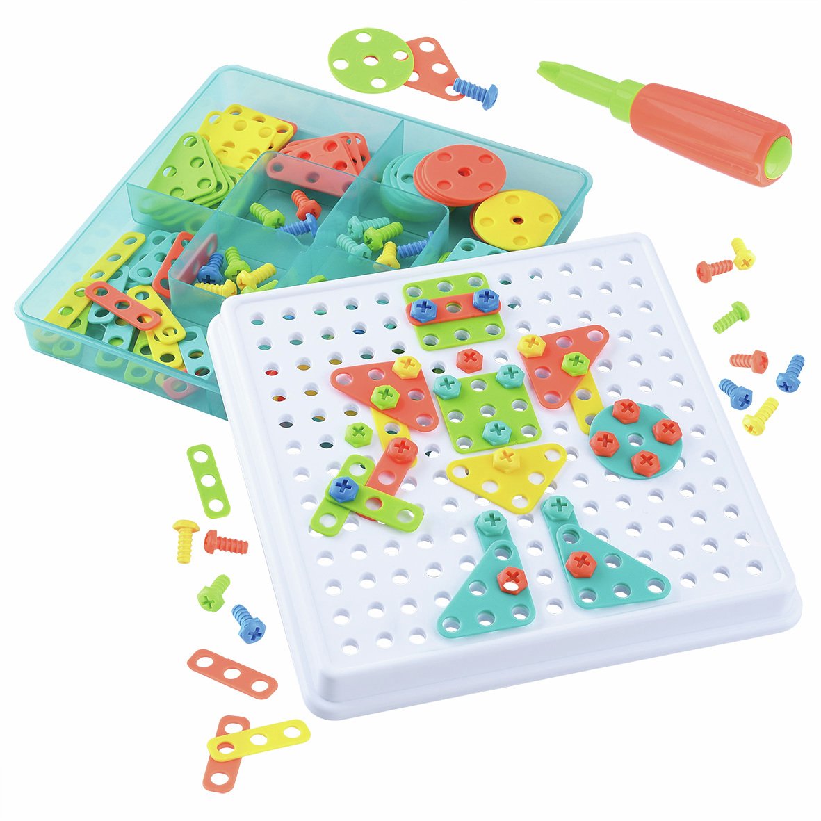 Chad Valley Create & Screw Mosaic Building Kit 