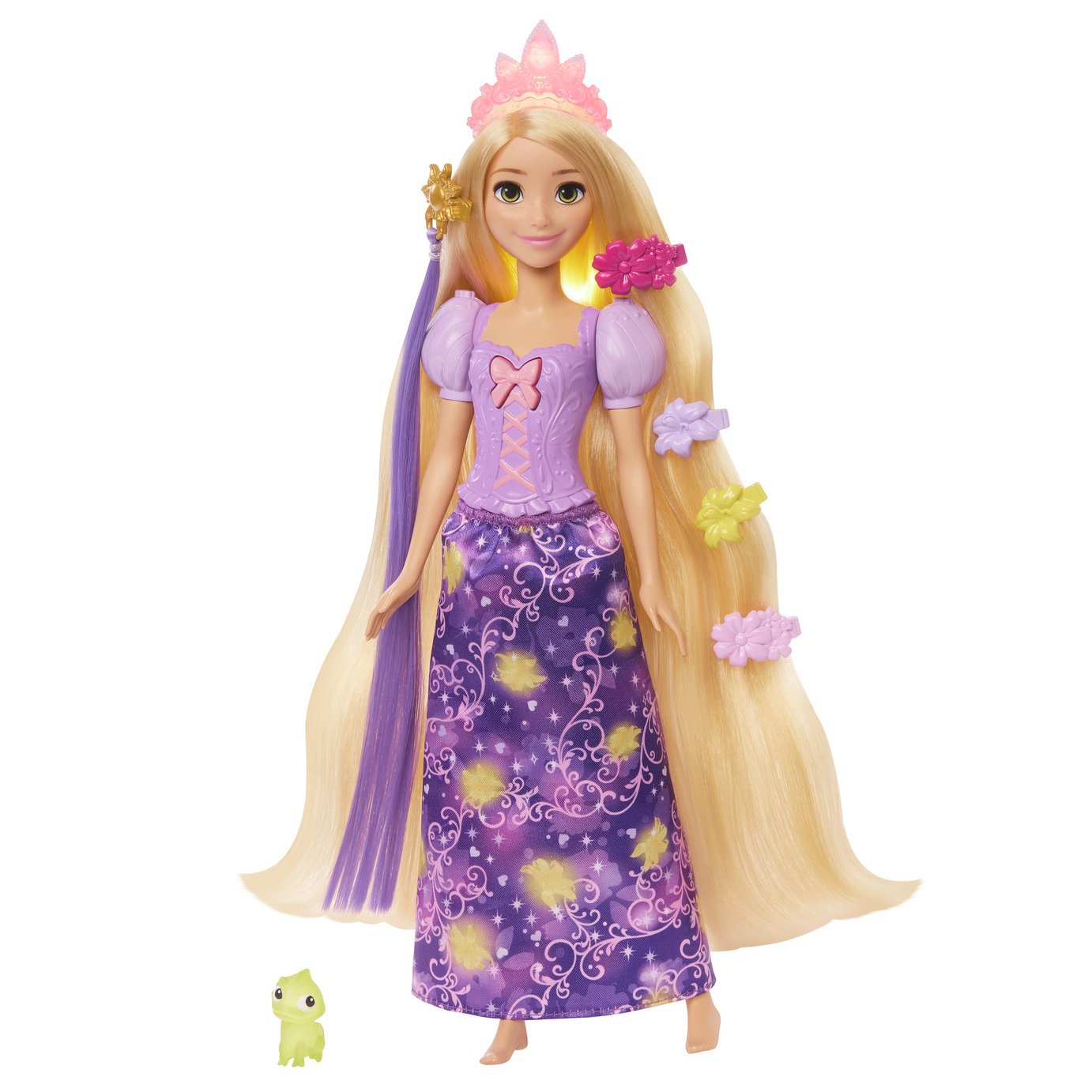 Disney Princess  Rapunzel  Light-Up Hair Doll & Accessories