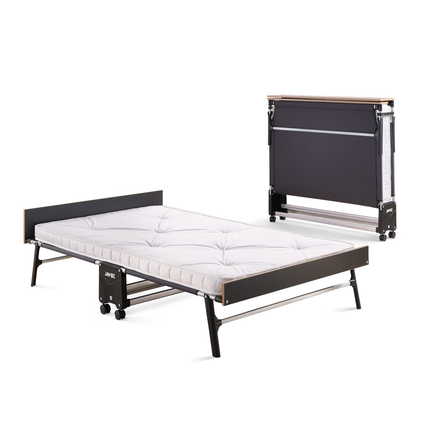 Jay-Be Grand Folding Bed with e-Pocket Mattress-Small Double