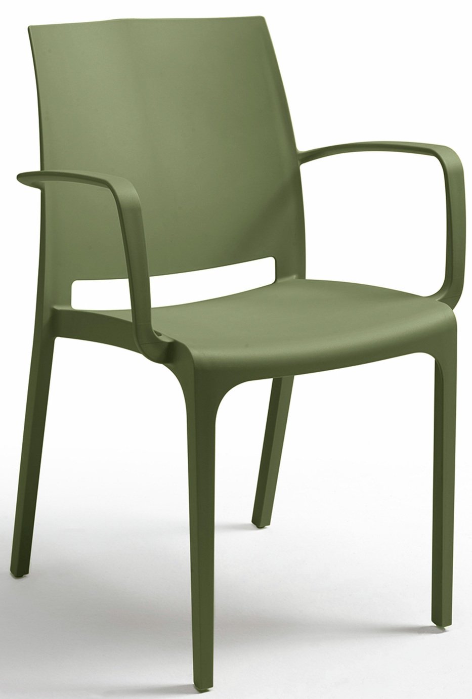 Bica Volga Contract Stack Chair - Green
