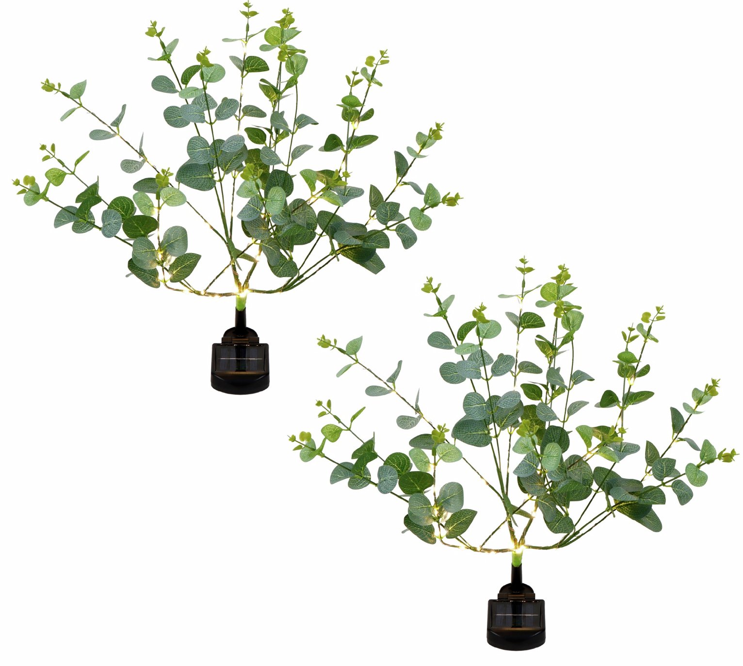 Streetwize Garden Eucalyptus Tree Solar Lights - Pack of 2