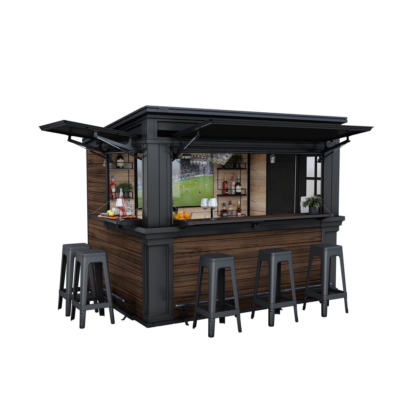Keter Signature Garden Bar Shed - 7.61 x 6.89 ft