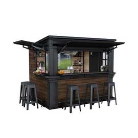Keter Signature Outdoor Garden Bar - 7.61 x 6.89 ft