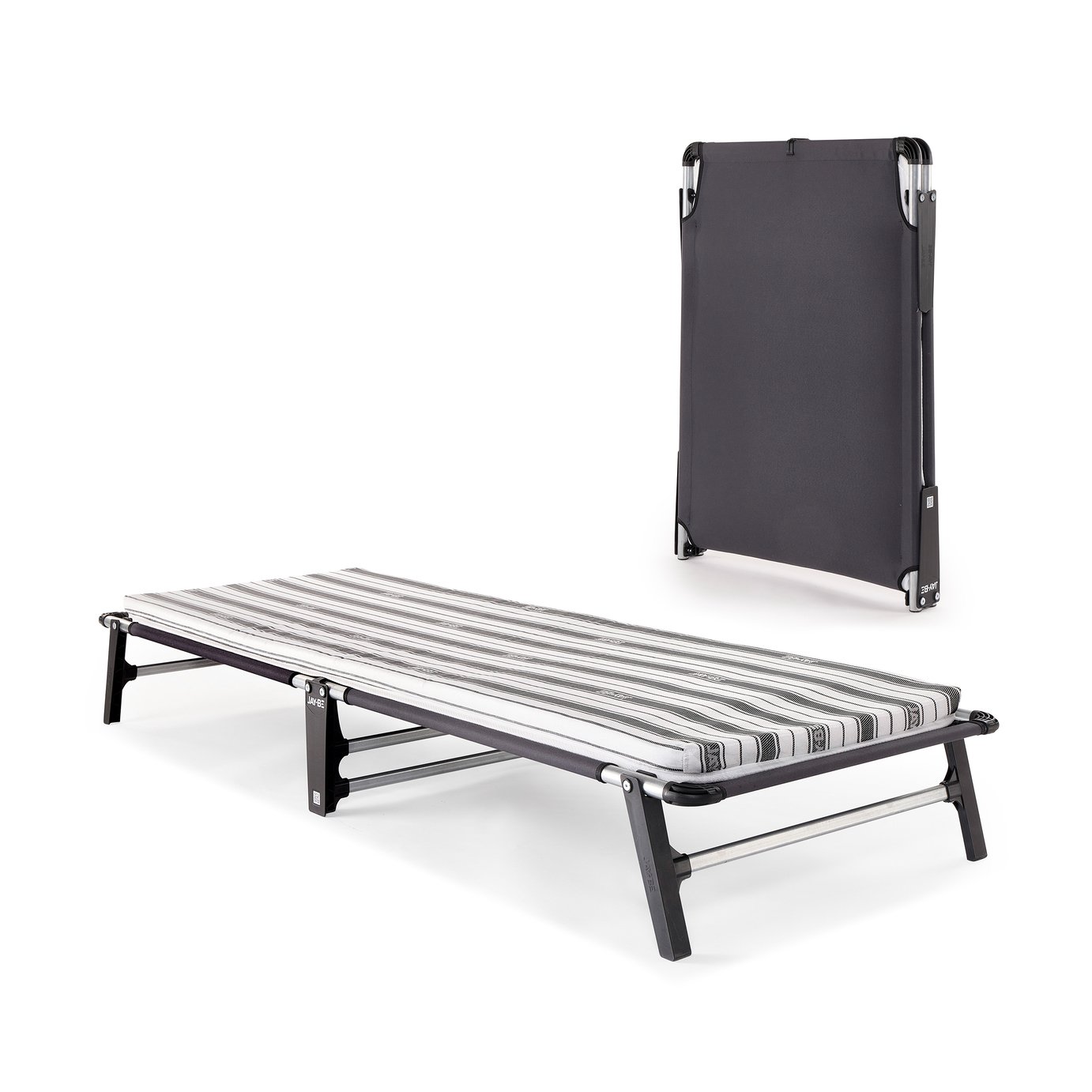 Jay-Be Mobile Compact Folding Bed with Mattress - Single