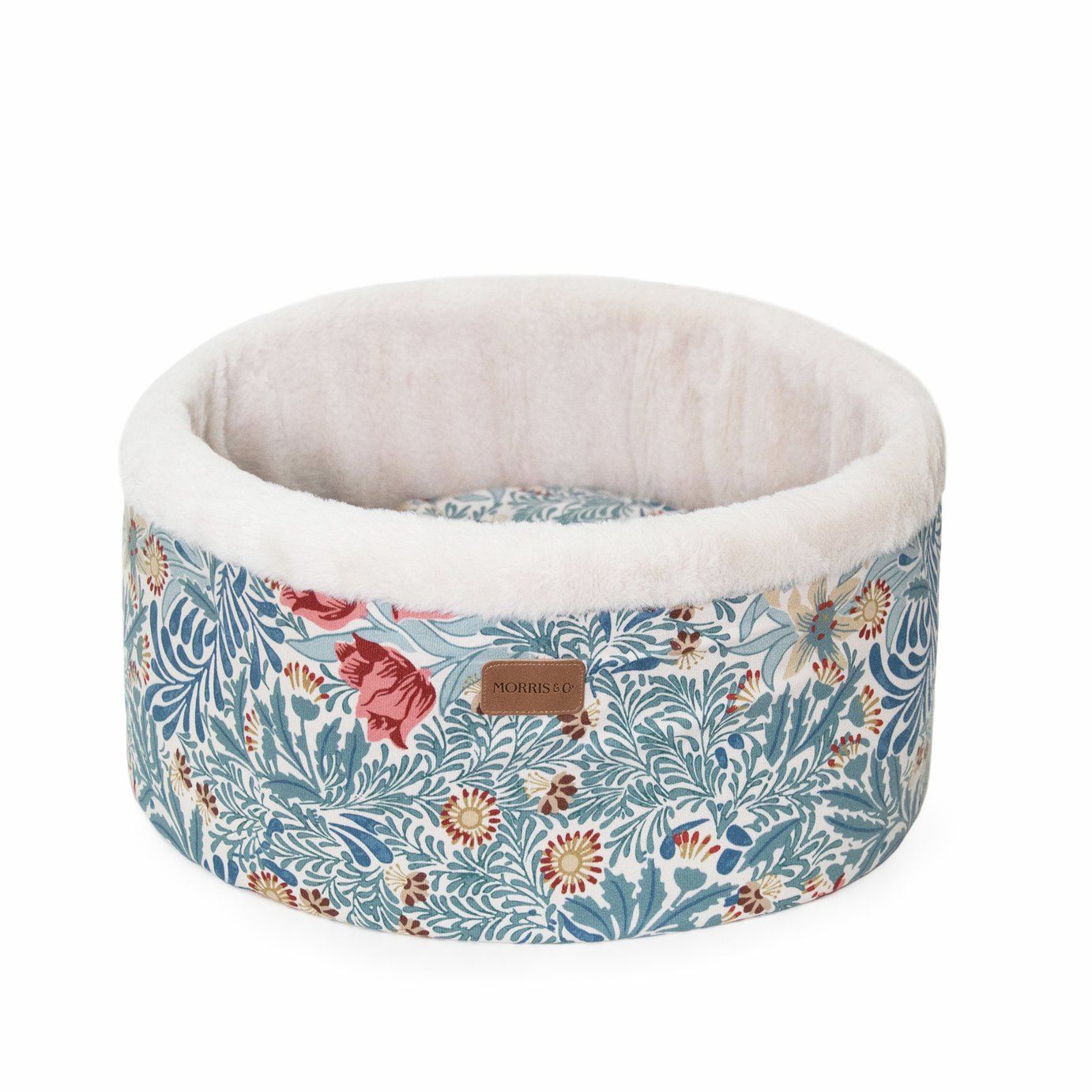 Morris & Co. Bower Print Round Pet Bed - Small