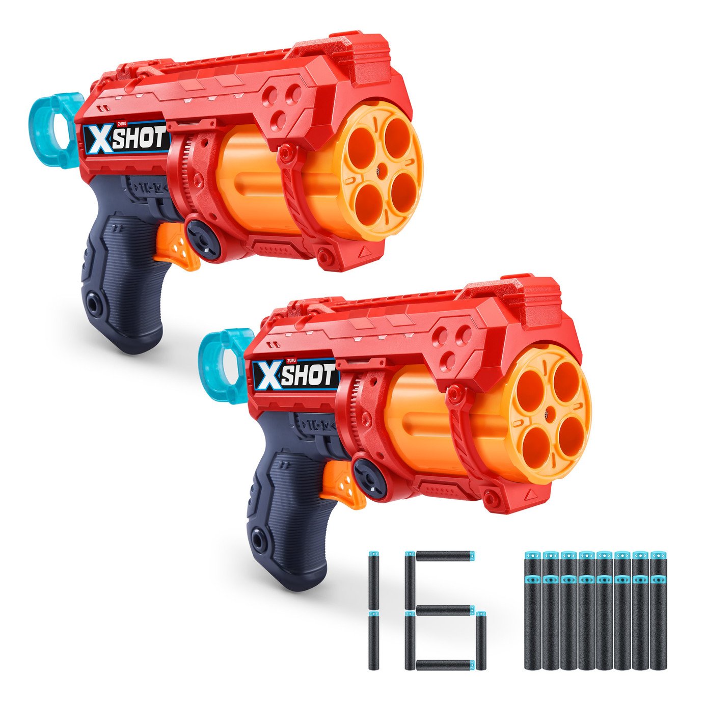 Zuru XSHOT Excel Double Fury 4 Blaster Combo Pack 