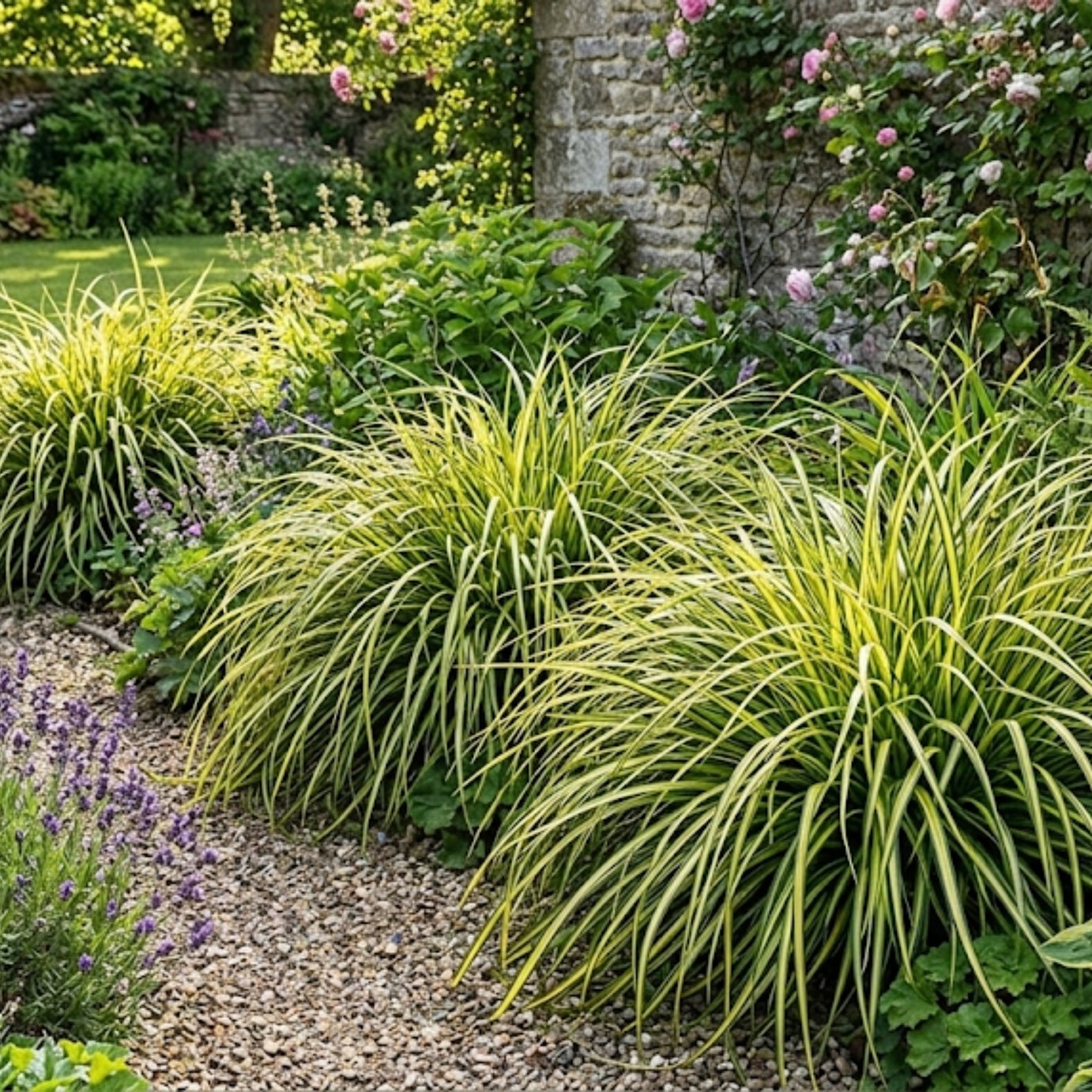 Accelopack Carex Evergold 60cm Green Sedge in 2L Pot