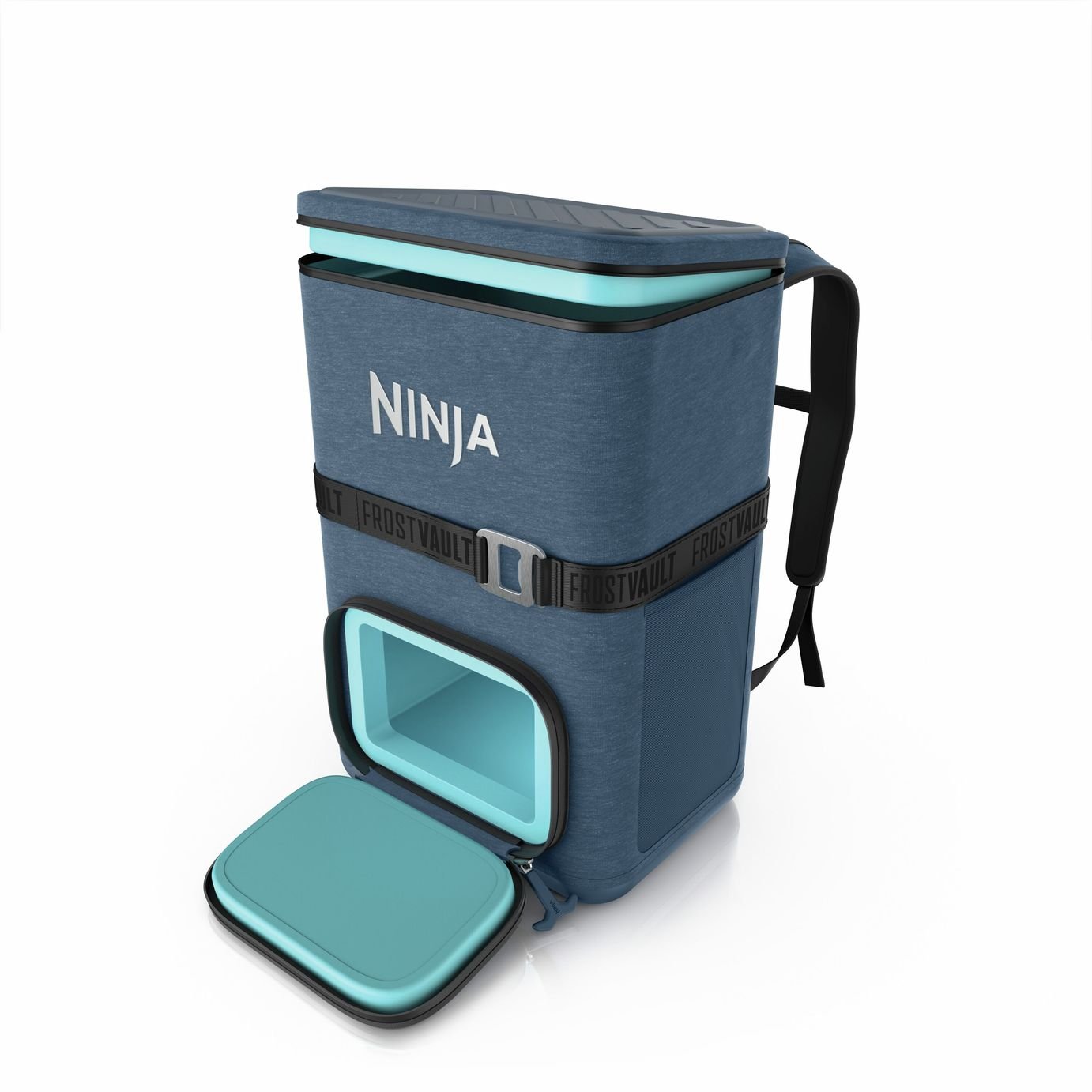 Ninja FrostVault Go Soft Cooler Backpack - 23L/ 32?Can/ Blue