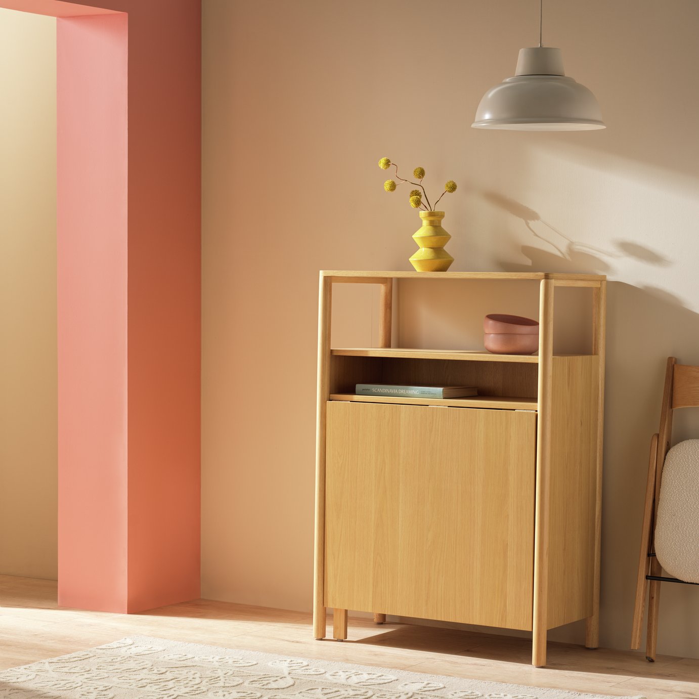 Habitat Zepher Sideboard Folding Table - Natural