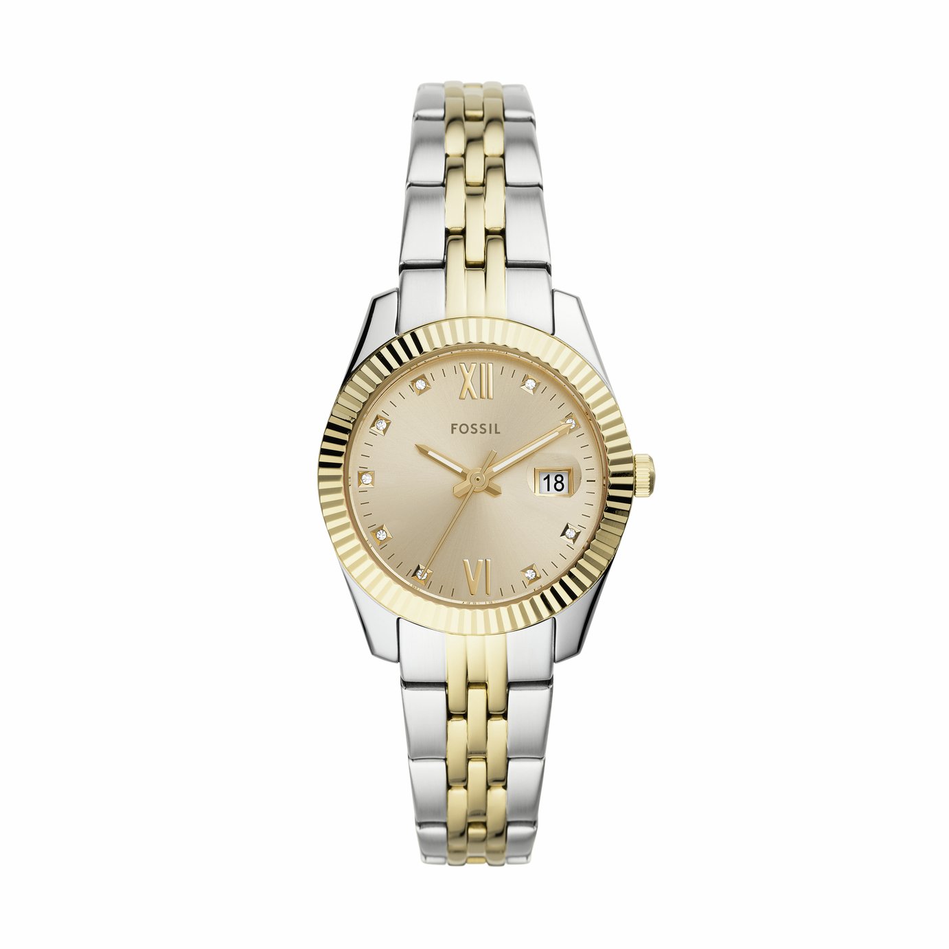 Fossil Women Scarlette Mini Stainless Steel Bracelet Watch