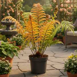 Doorstep Plants Dryopteris Jurassic Gold Green Plant