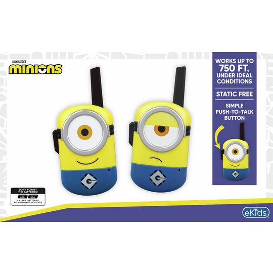 Illumination Minions Kids Walkie Talkies