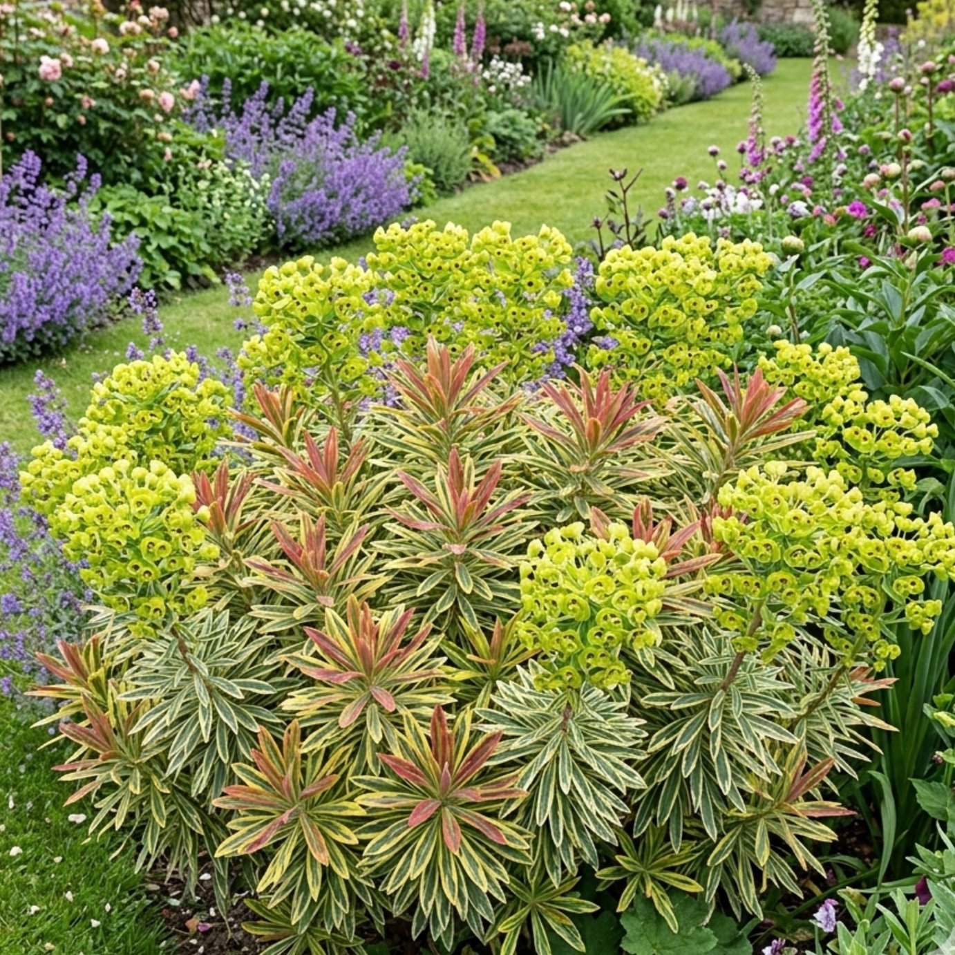 Accelopack Euphorbia Ascot Rainbow 60cm Perennial Plant
