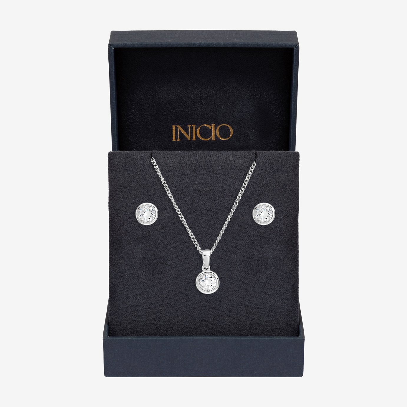 Inicio Cubic Zirconia Bezel Gift Set