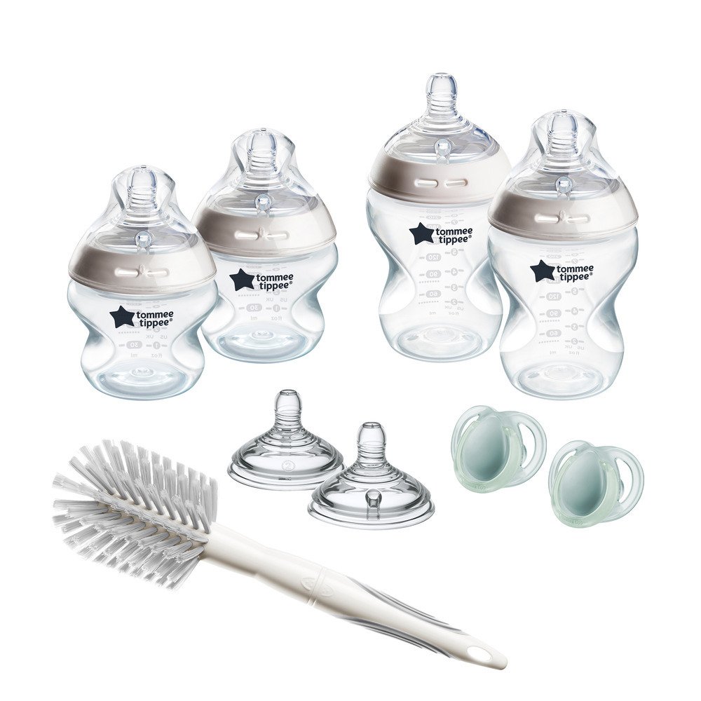 Tommee Tippee Natural Baby Starter Baby Bottle Kit - White