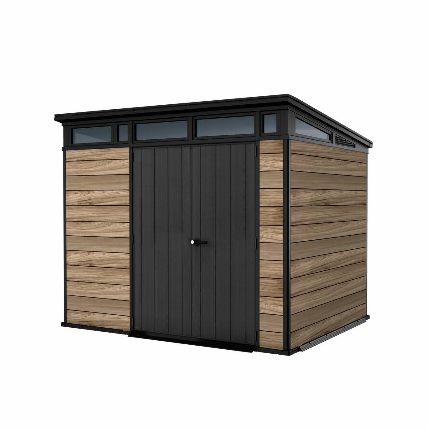 Keter Signature 9X7 Pent Shed - Oak