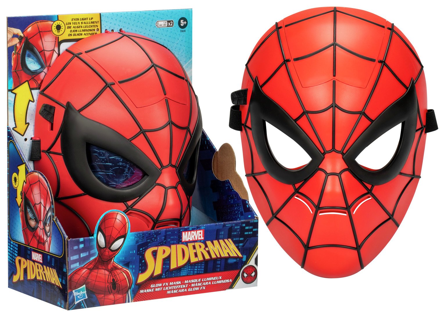 Spider-Man Night Glow Feature Mask