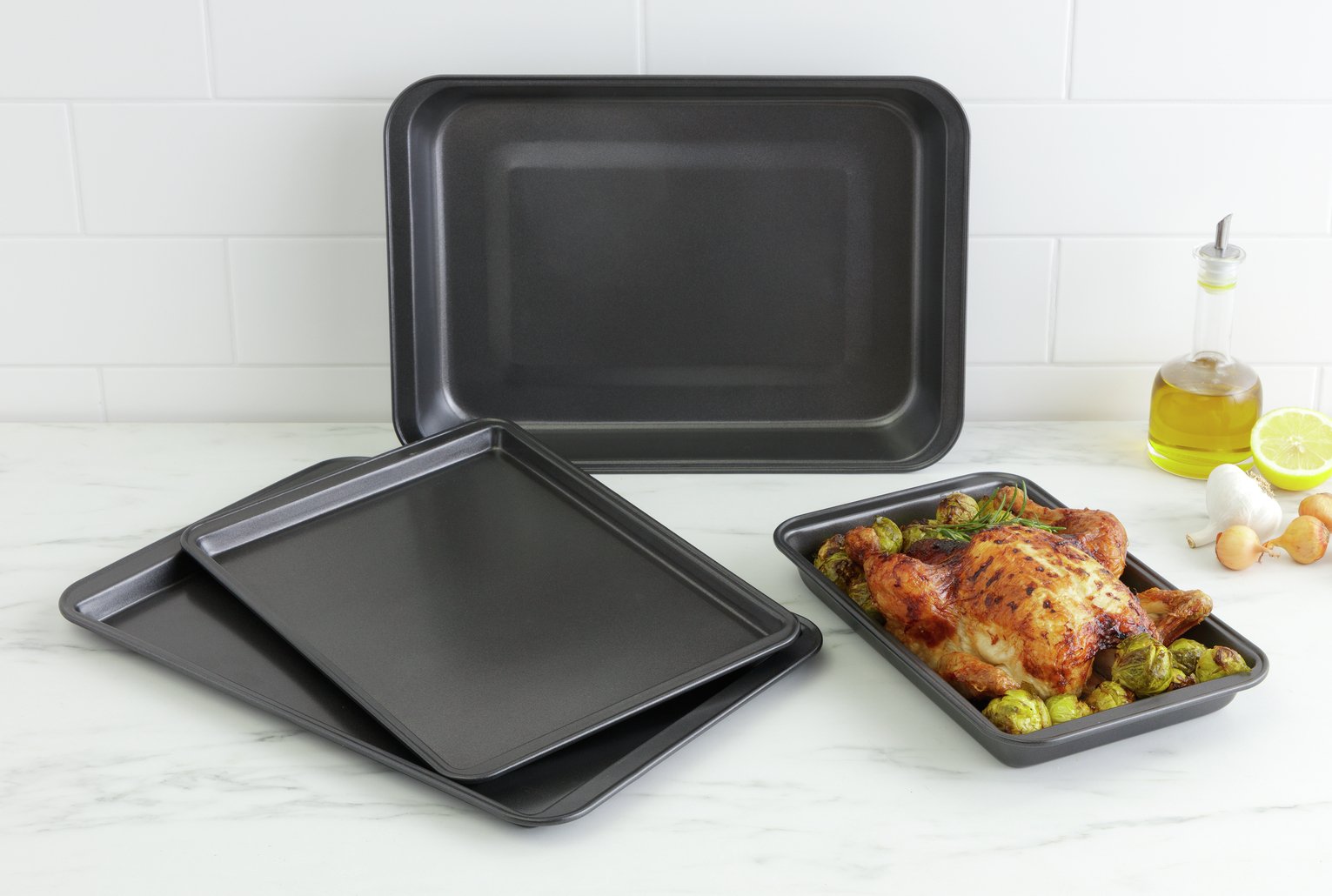 Argos Home 4 Piece Non Stick Roasting Set