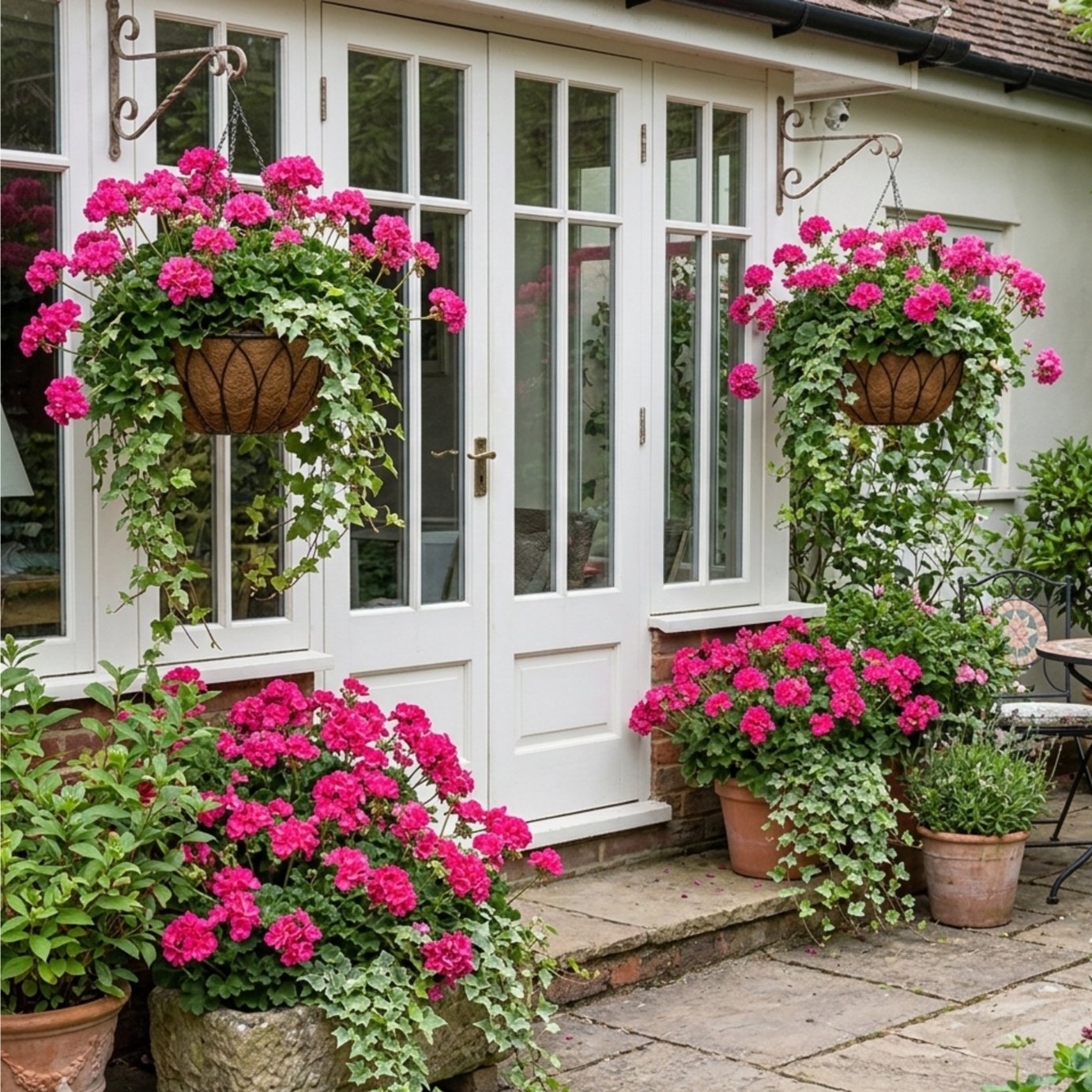 Accelopack Geranium Sunflair Joscina Bedding Plant- Set of 6