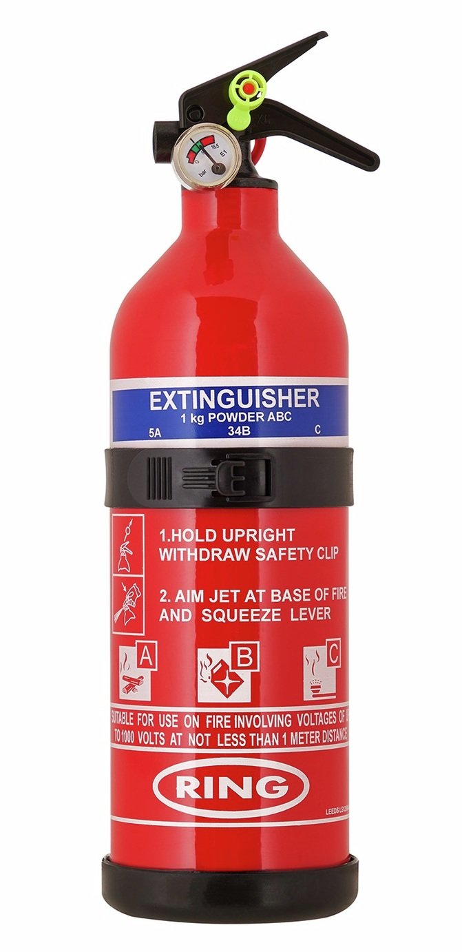 Ring Automotive RCT1750 Vehicle Fire Extinguisher - 1kg