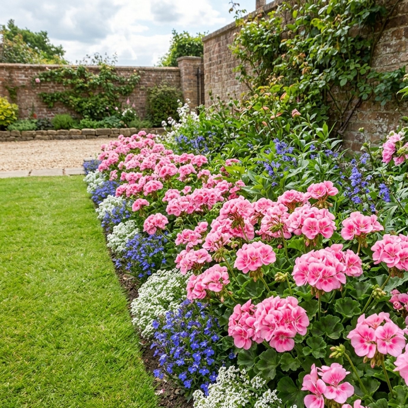Accelopack Geranium Toscana Anne Bedding Plant - Set of 3