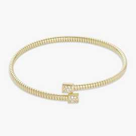 Revere 9ct Gold Plated Sterling Silver Cuff Bangle