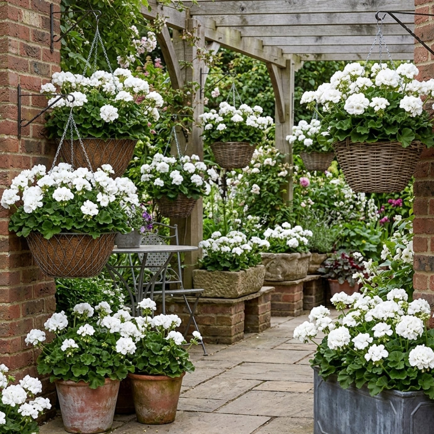 Accelopack Geranium Toscana Erika Bedding Plant- Set of 3