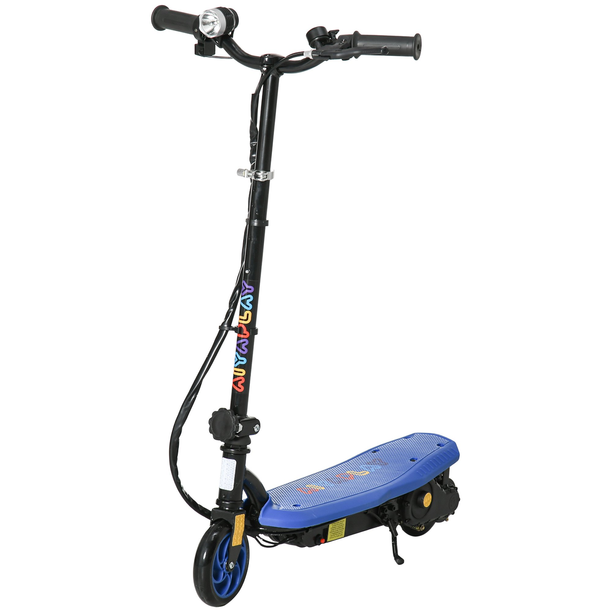 HOMCOM 120W 12km per Hour 3 Modes Ages 7 to 14 Foldable Electric Scooter – Blue