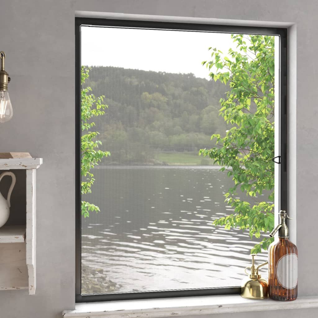 Walplus Insect Screen - Anthracite - 80 x 100 cm