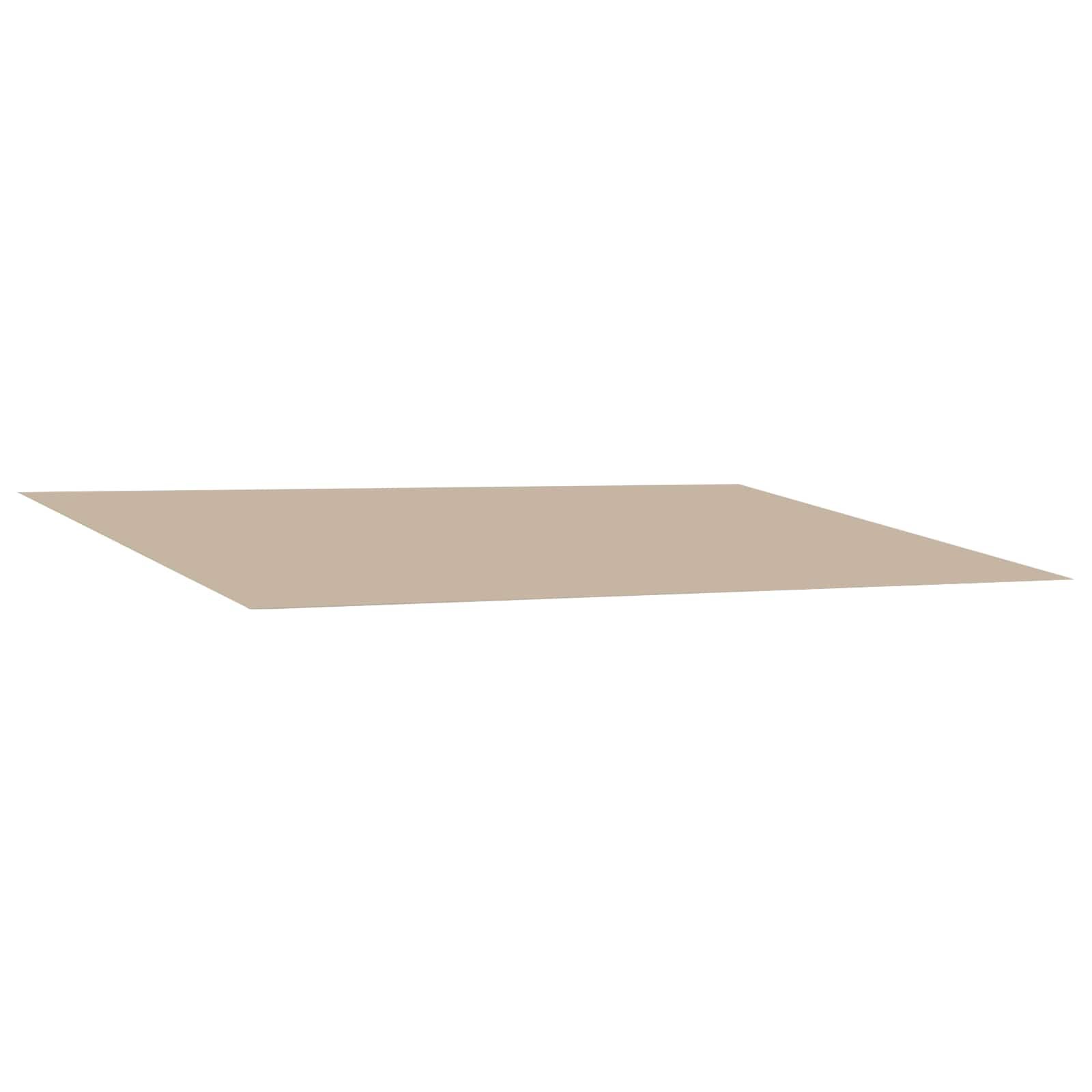 Walplus Polyester Awning Replacement Fabric - Beige - 350 x 250 cm
