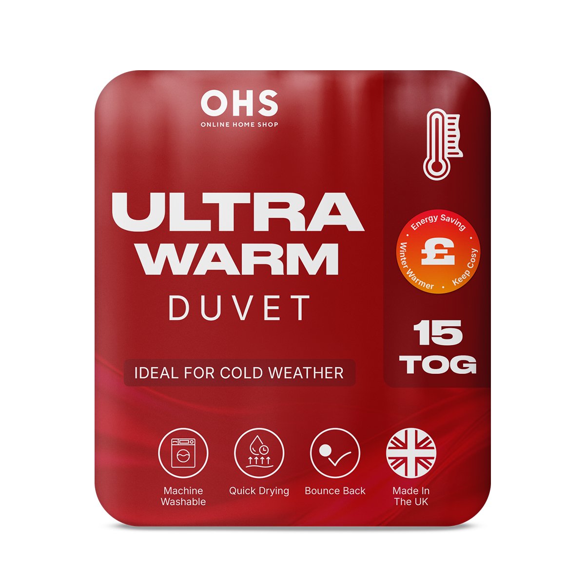 OHS Essentials 15 Tog Duvet - Double