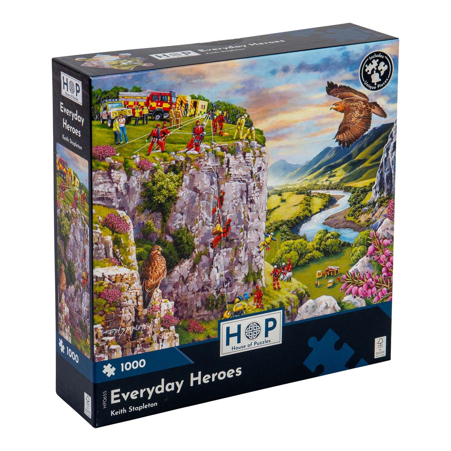 The House of Puzzles Everyday Heroes 1000 Piece Jigsaw Puzzle