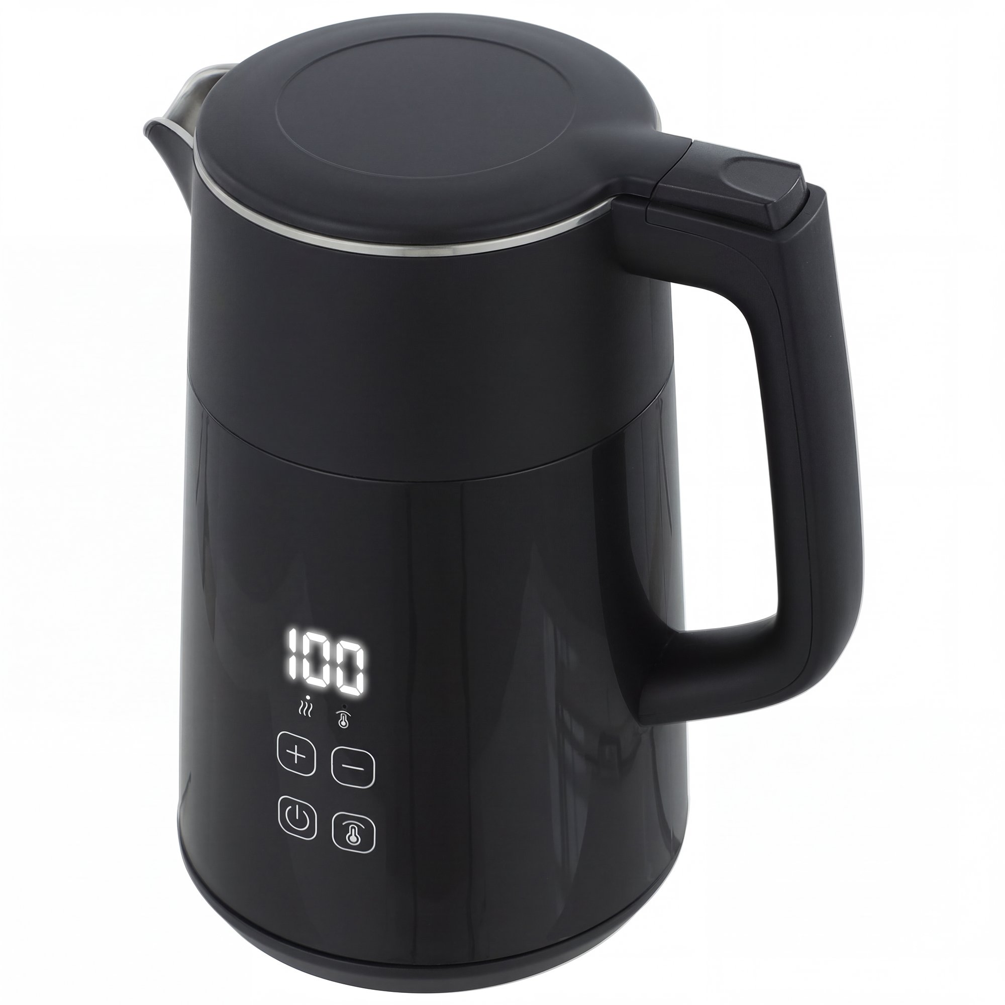 HOMCOM Electric Kettle with Auto Shut-off and Boil-Dry Protection - Black