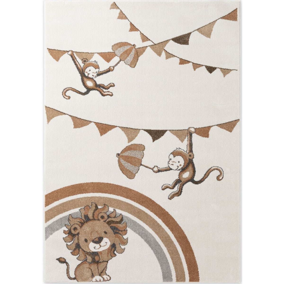 Hanse Home Cream Rainbow Party Boho Kids Rug - 160 x 230cm