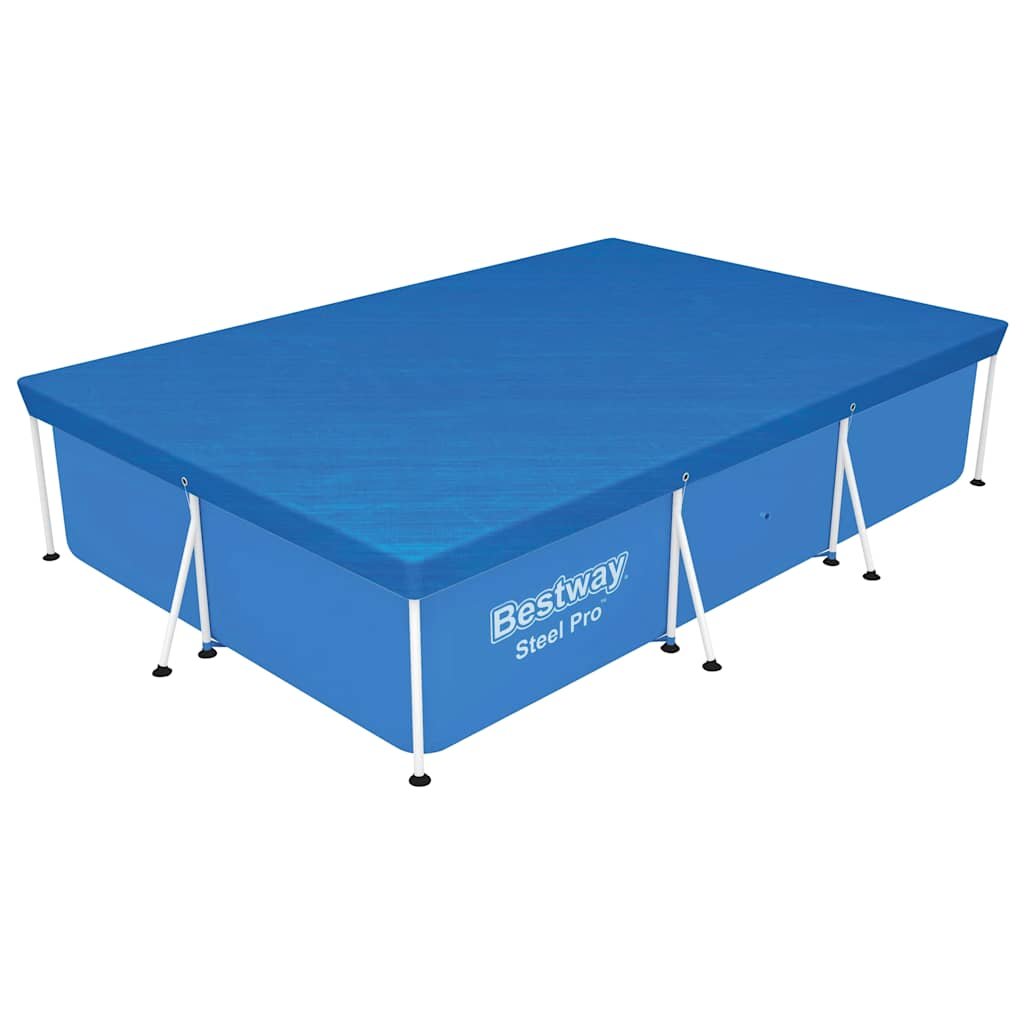 Walplus Polyethylene Pool Cover - Blue - 304 x 205 x 66 cm