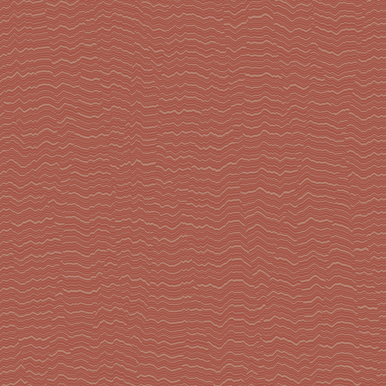 Grandeco Boutique Yoro Sand Dune Wave Embossed Metallic - Rust
