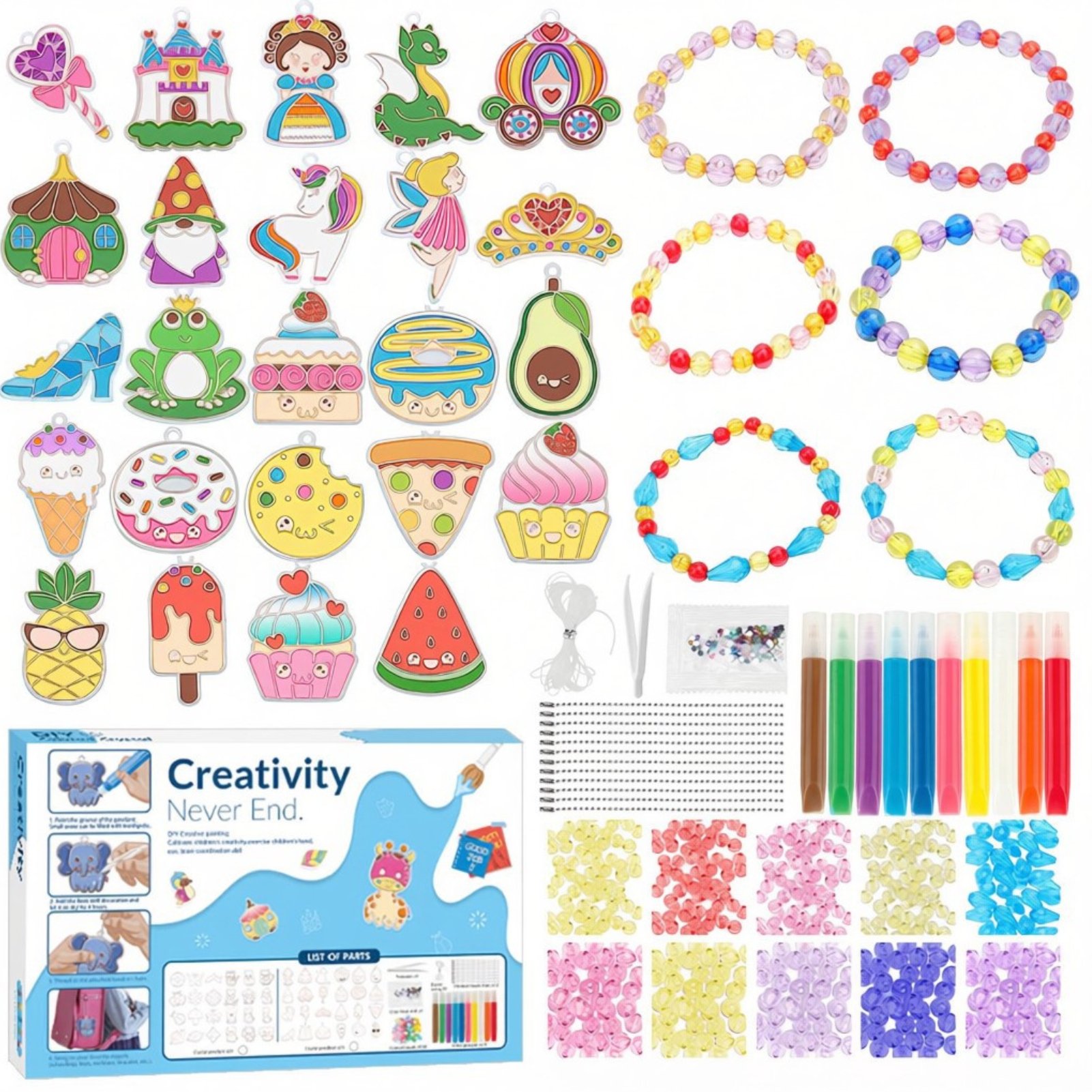 deAO DIY Crystal  Jewellery Craft Set