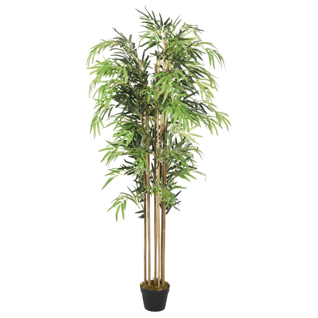 Walplus Artificial Bamboo Tree - Green - 180 cm - 1605 Leaves
