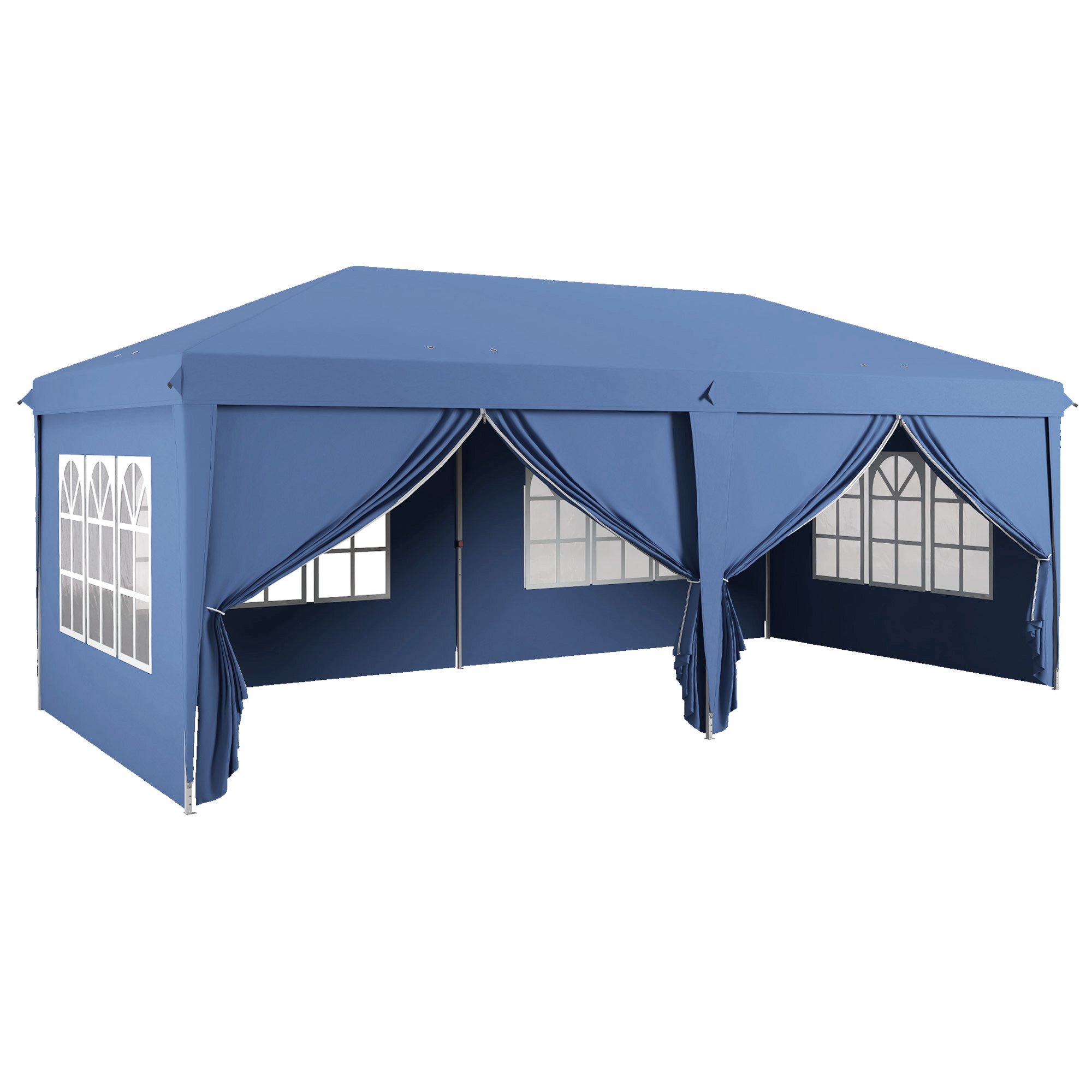 Outsunny Water Resistant Pop Up Gazebo – Blue