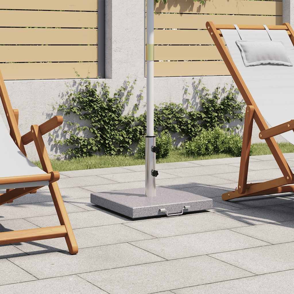 Walplus Stainless Steel Parasol Stand - Grey - 45 cm