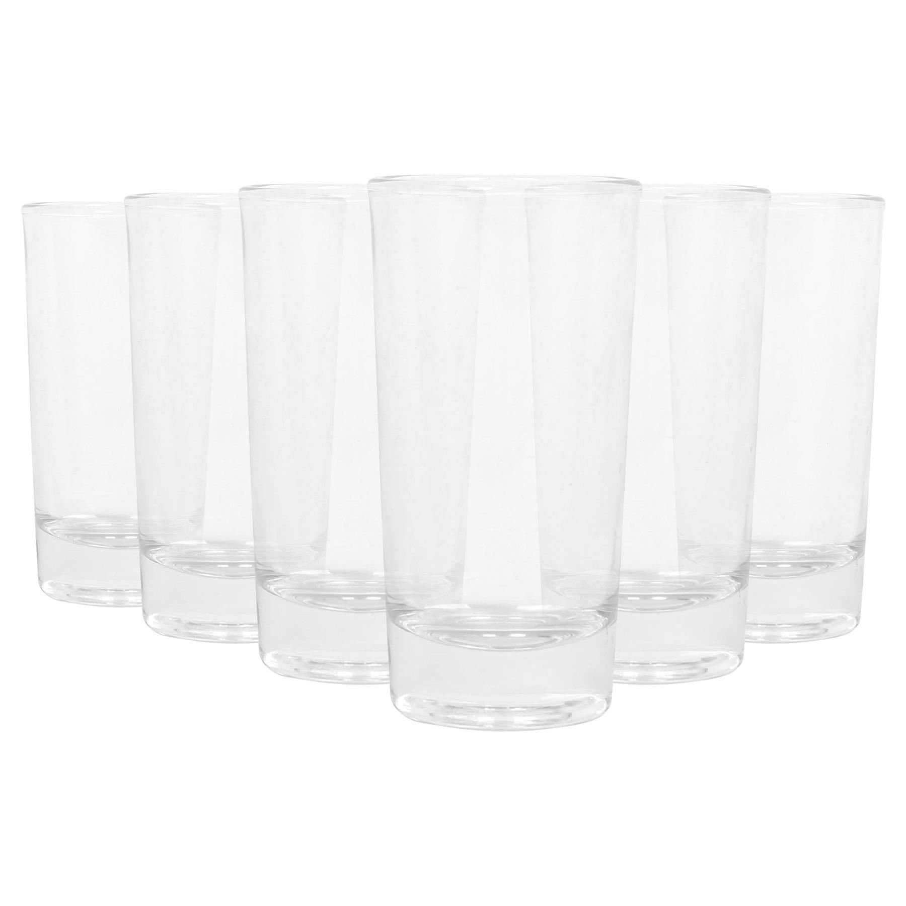 Rink Drink Shot Glasses - Clear - Pack of 6