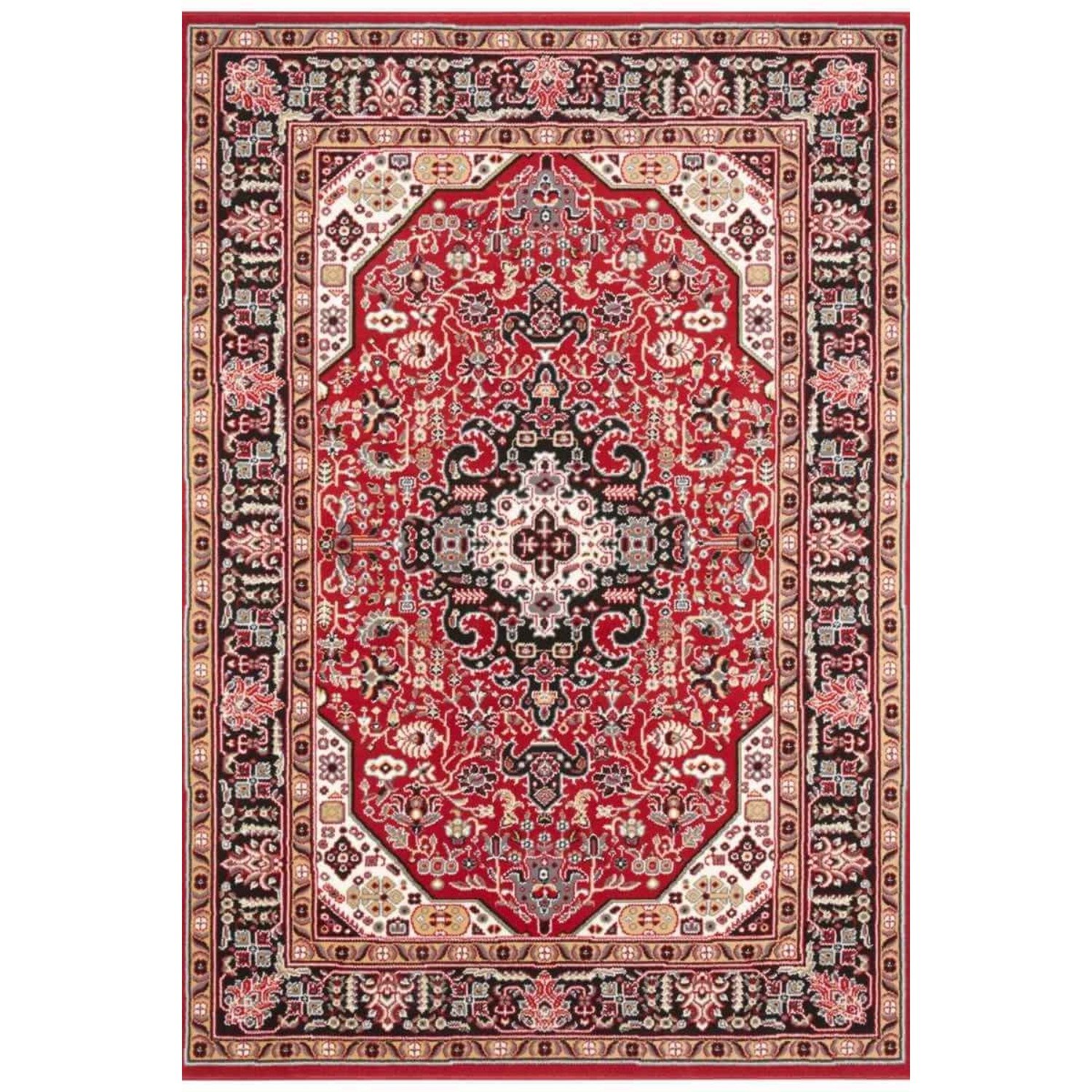 Hanse Home Red Oriental Skazar Isfahan Vintage Bordered Rug - 80 x 150cm